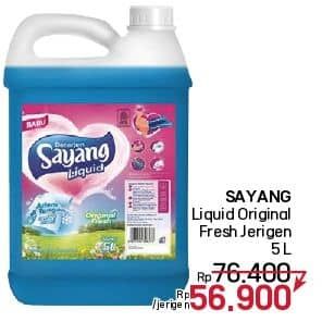Promo Harga Sayang Liquid Detergent 5000 ml - LotteMart