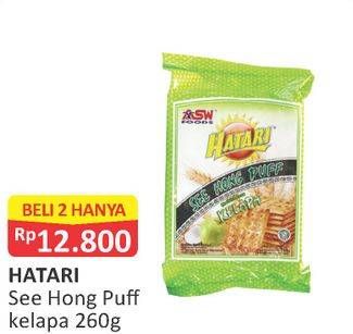 Promo Harga ASIA HATARI See Hong Puff Kelapa per 2 bungkus 260 gr - Alfamart