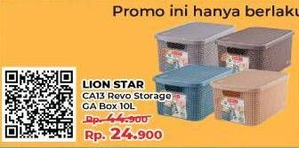 Promo Harga Lion Star Revo Container Box CA-13 10 ltr - Yogya