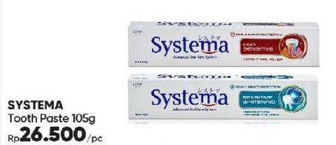 Promo Harga SYSTEMA Toothpaste 105 gr - Guardian