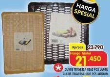 Promo Harga Claris Travessa 0562-Large, 0561-Medium  - Superindo