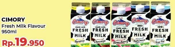 Promo Harga CIMORY Fresh Milk Banana, Chocolate, Strawberry 950 ml - Yogya