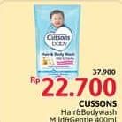 Promo Harga Cussons Baby Hair & Body Wash Mild Gentle 400 ml - Alfamidi
