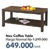 Promo Harga Coffee Table Nox  - Carrefour