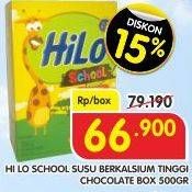 Promo Harga HILO School Susu Bubuk Chocolate 500 gr - Superindo