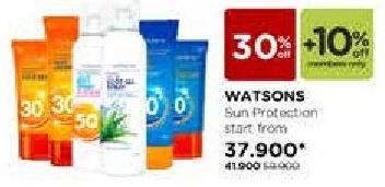 Promo Harga WATSONS Sun Screen Heat Protection  - Watsons