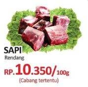 Promo Harga Daging Rendang Sapi per 100 gr - Yogya