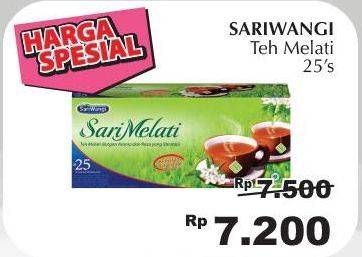 Promo Harga Sariwangi Teh Melati 25 pcs - Giant