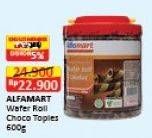 Promo Harga ALFAMART Wafer Roll Cokelat 600 gr - Alfamart