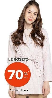 Promo Harga LE ROSETZ Cotton Shirt Selected Item  - Carrefour