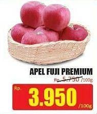 Promo Harga Apel Fuji Premium per 100 gr - Hari Hari