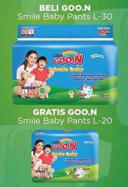 Promo Harga Goon Smile Baby Pants L30  - Alfamart