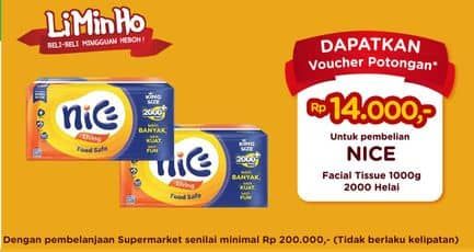 Promo Harga Nice Facial Tissue 1000 gr - Yogya