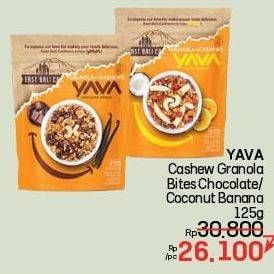 Promo Harga Yava Granola with Cashews Chocolate Banana, Chocolate Vanilla 200 gr - LotteMart