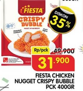 Promo Harga Fiesta Naget Crispy Bubble 400 gr - Superindo