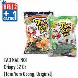 Promo Harga TAO KAE NOI Crispy Seaweed Original, Tom Yum Goong 32 gr - Hypermart