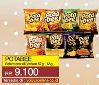 Promo Harga Potabee Snack Potato Chips All Variants 57 gr - Yogya