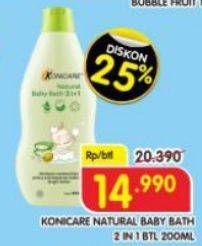Promo Harga Konicare Natural Baby Bath 2 in 1 200 ml - Superindo