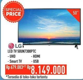 Promo Harga LG 50UN7300 PTC | UHD TV 50"  - Hypermart