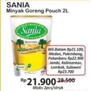 Promo Harga Sania Minyak Goreng 2000 ml - Indomaret