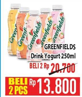 Promo Harga Greenfields Yogurt Drink 250 ml - Hypermart