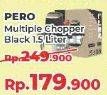 Promo Harga PERO Multiple Chopper Black 1500 ml - Yogya