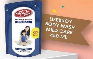 Promo Harga LIFEBUOY Body Wash Mild Care 450 ml - Carrefour