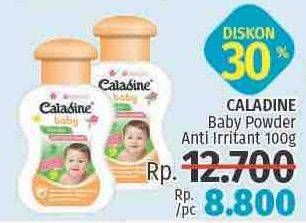 Promo Harga CALADINE Baby Powder Anti Irritant 100 gr - LotteMart