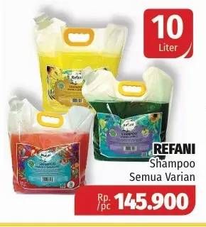 Promo Harga REFANI Shampoo All Variants 10 ltr - Lotte Grosir
