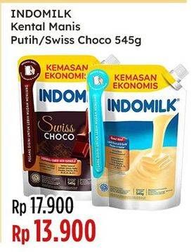 Promo Harga Indomilk Susu Kental Manis Cokelat, Plain 545 gr - Indomaret