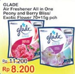 Promo Harga GLADE One For All Peony Berry, Exotic Flower 85 gr - Indomaret