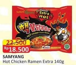 Promo Harga Samyang Hot Chicken Ramen Extra Hot 140 gr - Alfamart