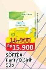 Promo Harga Softex Pantyliner Daun Sirih Regular 50 pcs - Alfamart