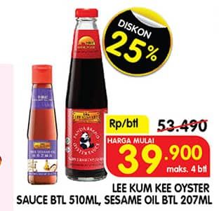 Promo Harga Lee Kum Kee Oyster/Sesame Oil  - Superindo