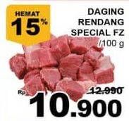 Promo Harga Daging Rendang Sapi Spesial per 100 gr - Giant