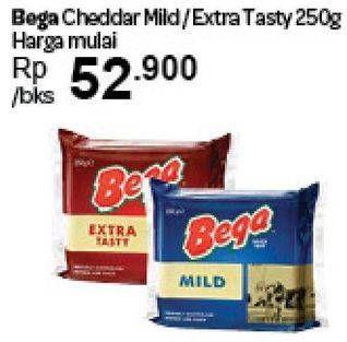 Promo Harga BEGA Cheddar Cheese Mild, Extra Tasty 250 gr - Carrefour