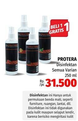 Promo Harga PROTERA Surface Disinfectant All Variants 250 ml - Lotte Grosir