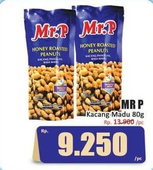 Promo Harga Mr.p Peanuts Madu 80 gr - Hari Hari