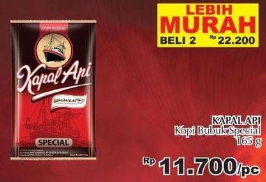 Promo Harga Kapal Api Kopi Bubuk Special per 2 bungkus 165 gr - Giant