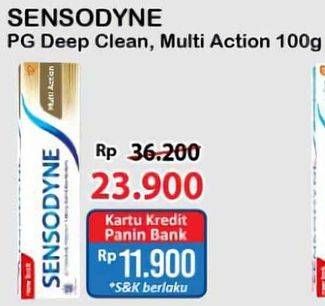 Promo Harga Sensodyne Pasta Gigi Deep Clean 100 gr - Alfamart