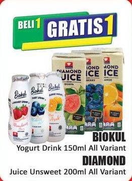 Promo Harga Biokul Minuman Yogurt/Diamond Juice  - Hari Hari
