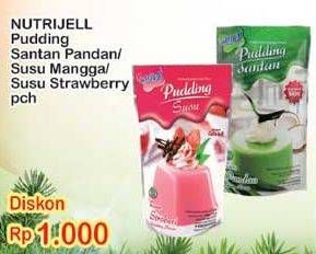 Promo Harga NUTRIJELL Pudding Strawberry, Mangga, Santan  - Indomaret
