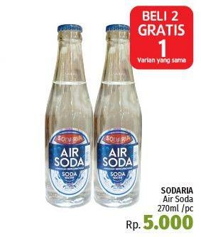 Promo Harga SODARIA Air Soda 270 ml - LotteMart