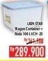 Promo Harga LION STAR Wagon Container + Roda VCH-20 100 ltr - Hypermart