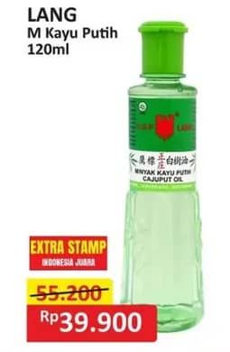 Promo Harga Cap Lang Minyak Kayu Putih 120 ml - Alfamart