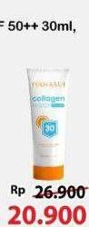 Promo Harga Hanasui Collagen Water Sunscreen SPF 30 30 ml - Alfamart