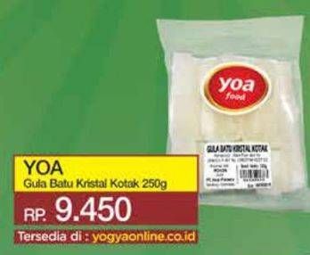 Promo Harga YOA Gula Batu Kristal Kotak 250 gr - Yogya