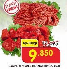 Promo Harga Daging Rendang / Daging Giling Spesial  - Superindo