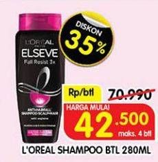 Promo Harga Loreal Shampoo 280 ml - Superindo