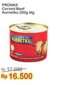 Promo Harga Pronas Kornetku Corned Beef 200 gr - Indomaret